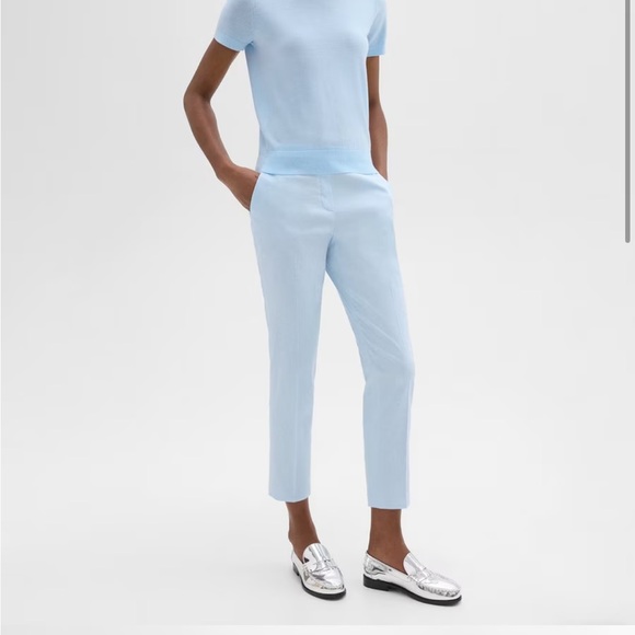 EUC Theory Treeca Pull-On Pant in Good Linen - Picture 2 of 9